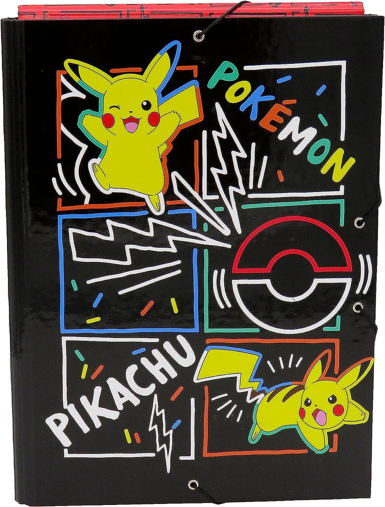 Pokemon Binder: A4 3-Flaps - Colorful (لوازم لعبة لوحية)