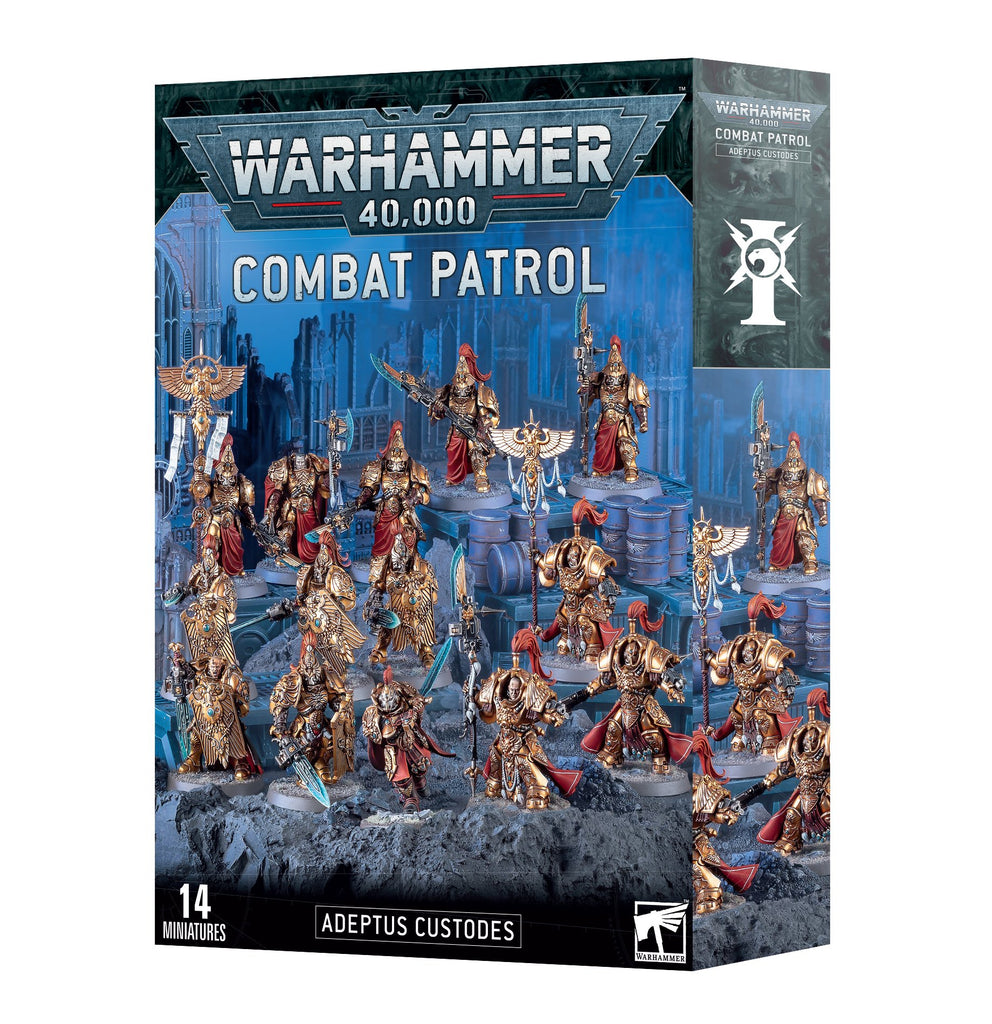 WH 40K: Adeptus Custodes - Combat Patrol [10th Ed.] (إضافة للعبة المجسمات)