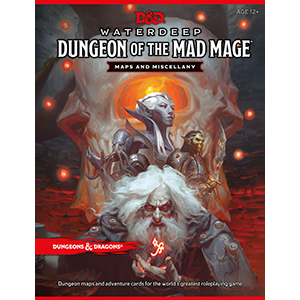 D&D RPG: Dungeon of the Mad Mage Maps & Miscellany (لوازم للعبة تبادل الأدوار)