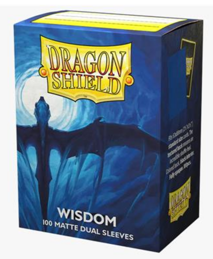 Sleeves: Dragon Shield - Standard - Dual Matte, Wisdom [x100] (لوازم لعبة لوحية)
