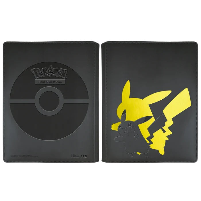 Pokemon Binder: Ultra PRO - Premium 9-Pocket PRO-Binder Zippered - Pikachu (لوازم للعبة تداول البطاقات)