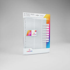 Card Pages: Gamegenic - Sideloading 18-Pocket Pages [x10] - White (لوازم لعبة لوحية)