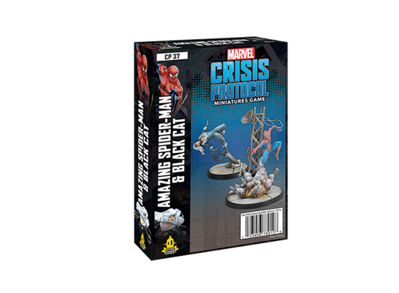 Marvel: Crisis Protocol - Amazing Spiderman & Black Cat (إضافة للعبة المجسمات)
