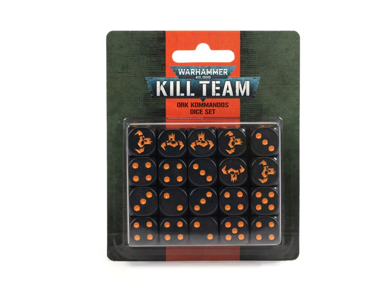 WH 40K: Kill Team - Ork Kommandos Dice Set (لوازم لعبة لوحية)