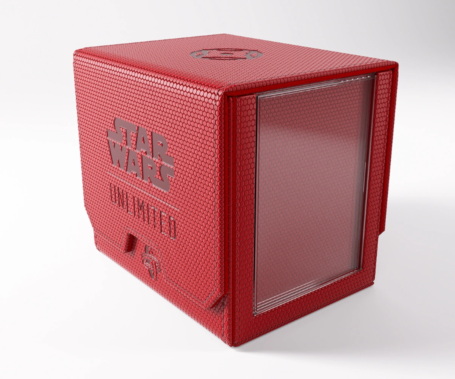 Deck Box: Star Wars: Unlimited Deck Pod, Red (لوازم للعبة تداول البطاقات)