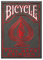 Playing Cards: Bicycle - Foil Back Crimson (ورق لعب)