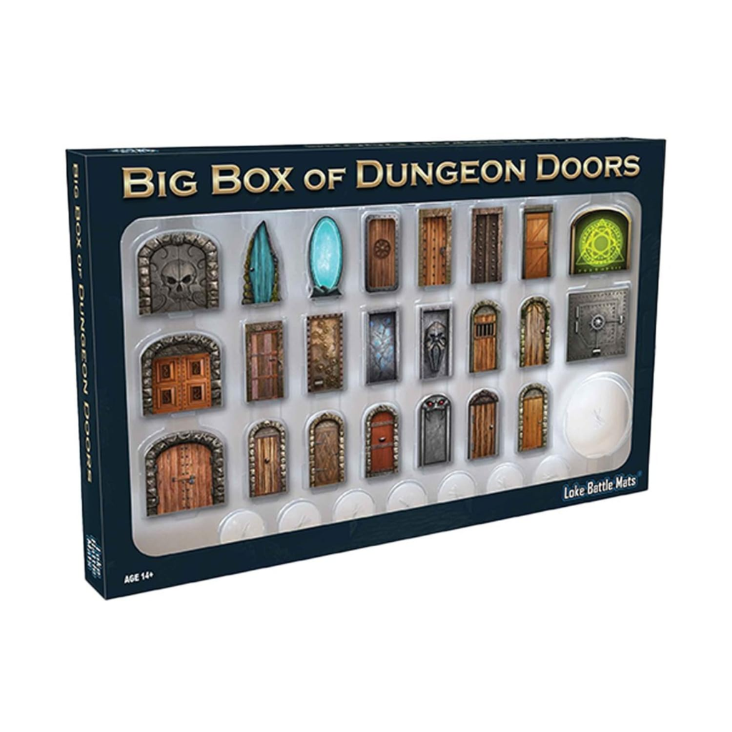 RPG Big Box of Dungeon Doors (لوازم للعبة تبادل الأدوار)