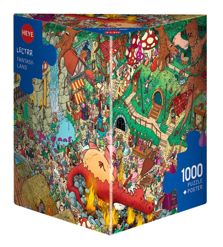 Jigsaw Puzzle: HEYE - Triangle: Lectrr, Fantasyland (1000 Pieces)