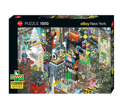 Jigsaw Puzzle: HEYE - Pixorama: New York Quest (1000 Pieces)