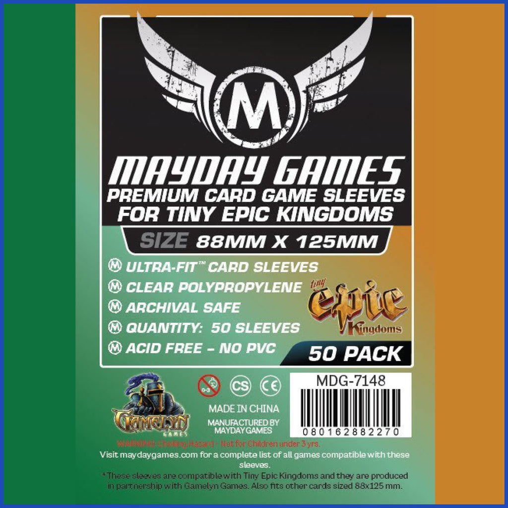 Sleeves: Mayday - Tiny Epic Kingdom Premium [88 X 125 MM] [x50] (لوازم لعبة لوحية)
