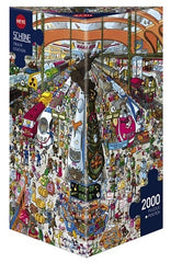 Jigsaw Puzzle: HEYE - Schone - Train Station [2000 Pieces] (أحجية الصورة المقطوعة)