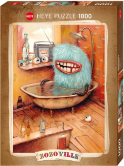 Jigsaw Puzzle: HEYE - Zozoville - Bathtub [1000 Pieces] (أحجية الصورة المقطوعة)