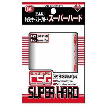 Sleeves: KMC - Character Guard - Standard, Clear Super Hard [x60] (لوازم لعبة لوحية)