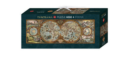 Jigsaw Puzzle: HEYE - Hemisphere Map [6000 Pieces] (أحجية الصورة المقطوعة)