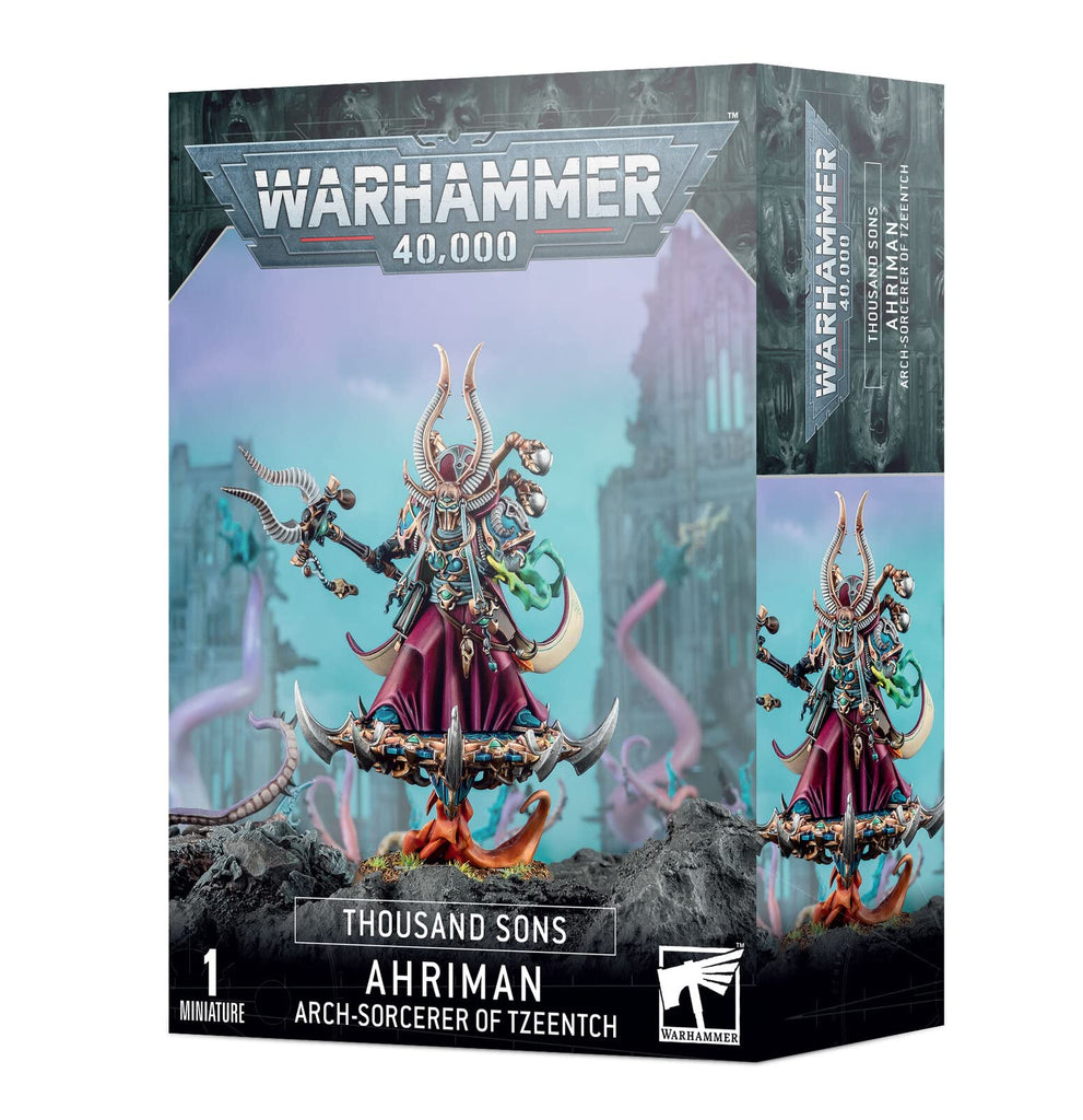 WH 40K: Thousand Sons - Ahriman Arch-Scorcerer of Tzeentch (إضافة للعبة المجسمات)