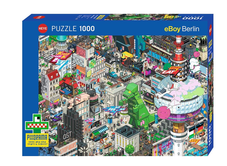 Jigsaw Puzzle: HEYE - eBoy Berlin Quest [1000 Pieces] (أحجية الصورة المقطوعة)