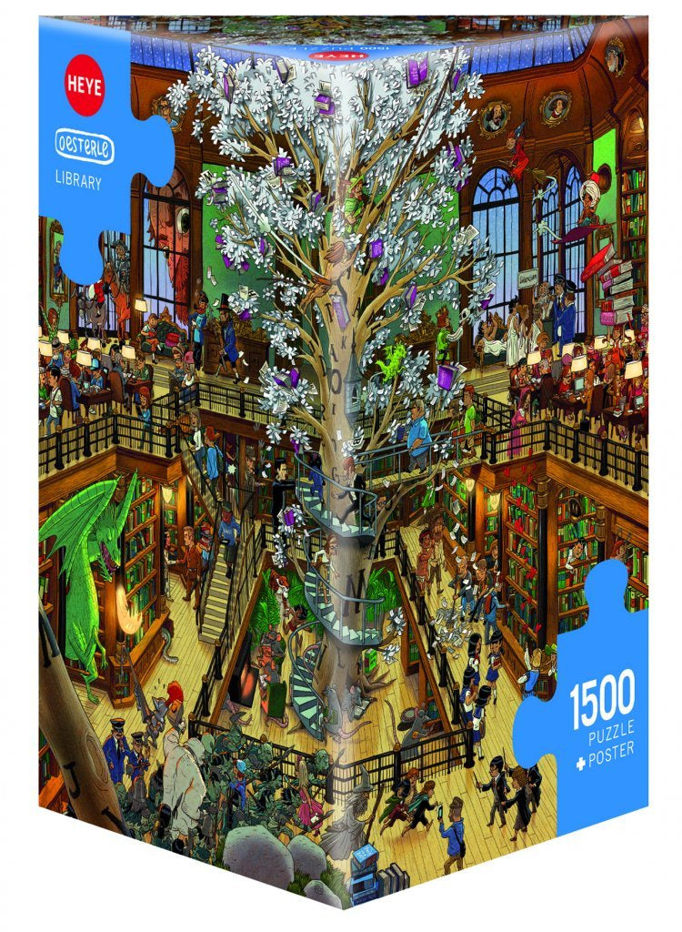 Jigsaw Puzzle: HEYE - Library [1500 Pieces] (أحجية الصورة المقطوعة)