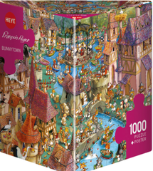 Jigsaw Puzzle: HEYE - Ruyer - Bunnytown [1000 Pieces] (أحجية الصورة المقطوعة)