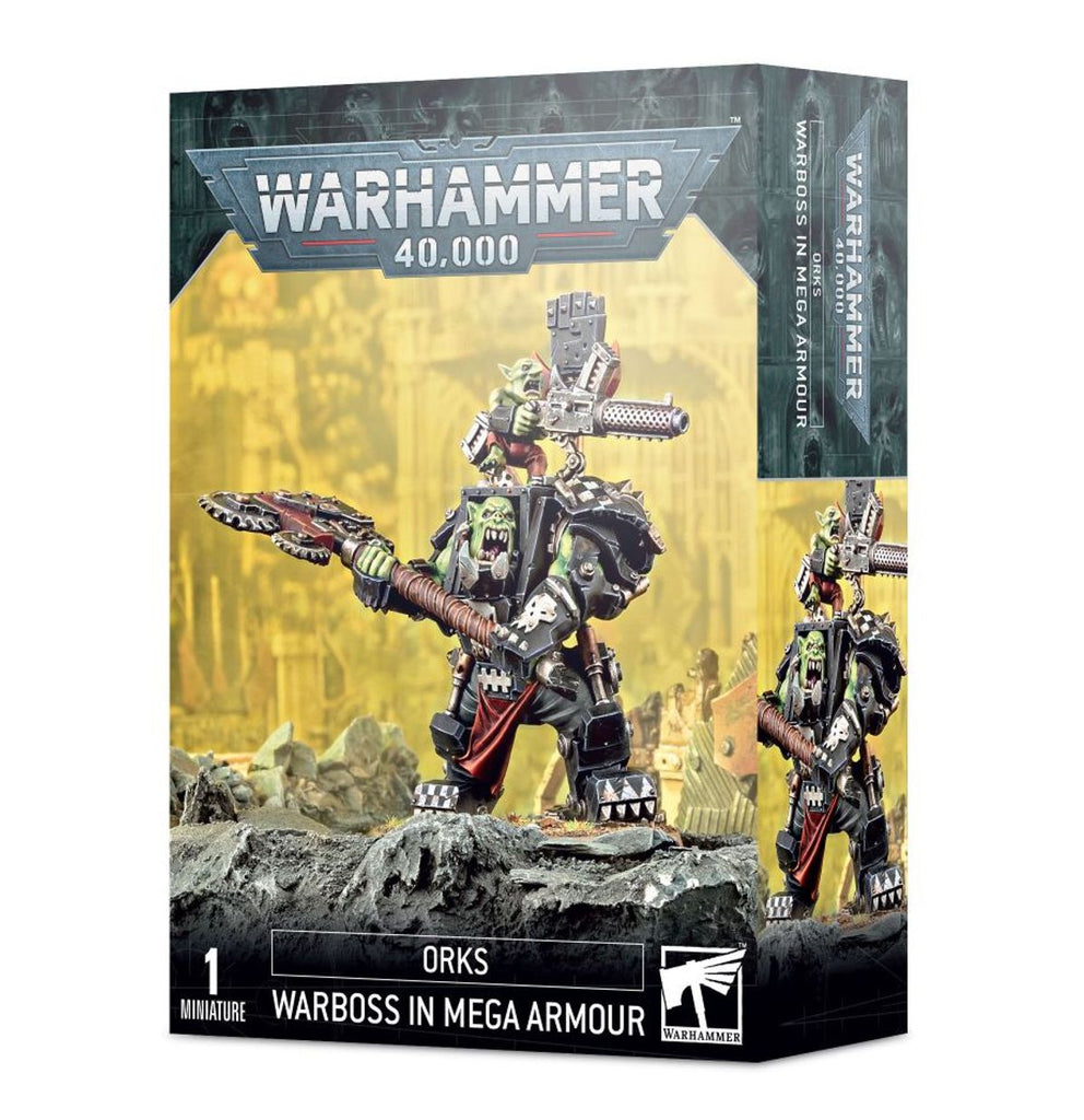 WH 40K: Orks - Warboss in Mega Armour (إضافة للعبة المجسمات)