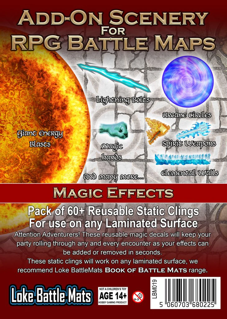 RPG Battle Maps: Add-on Scenery - Magic Effects (لوازم للعبة تبادل الأدوار)