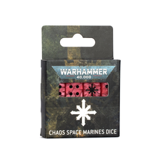 WH 40K: Chaos Space Marines - Dice [10th Ed.]