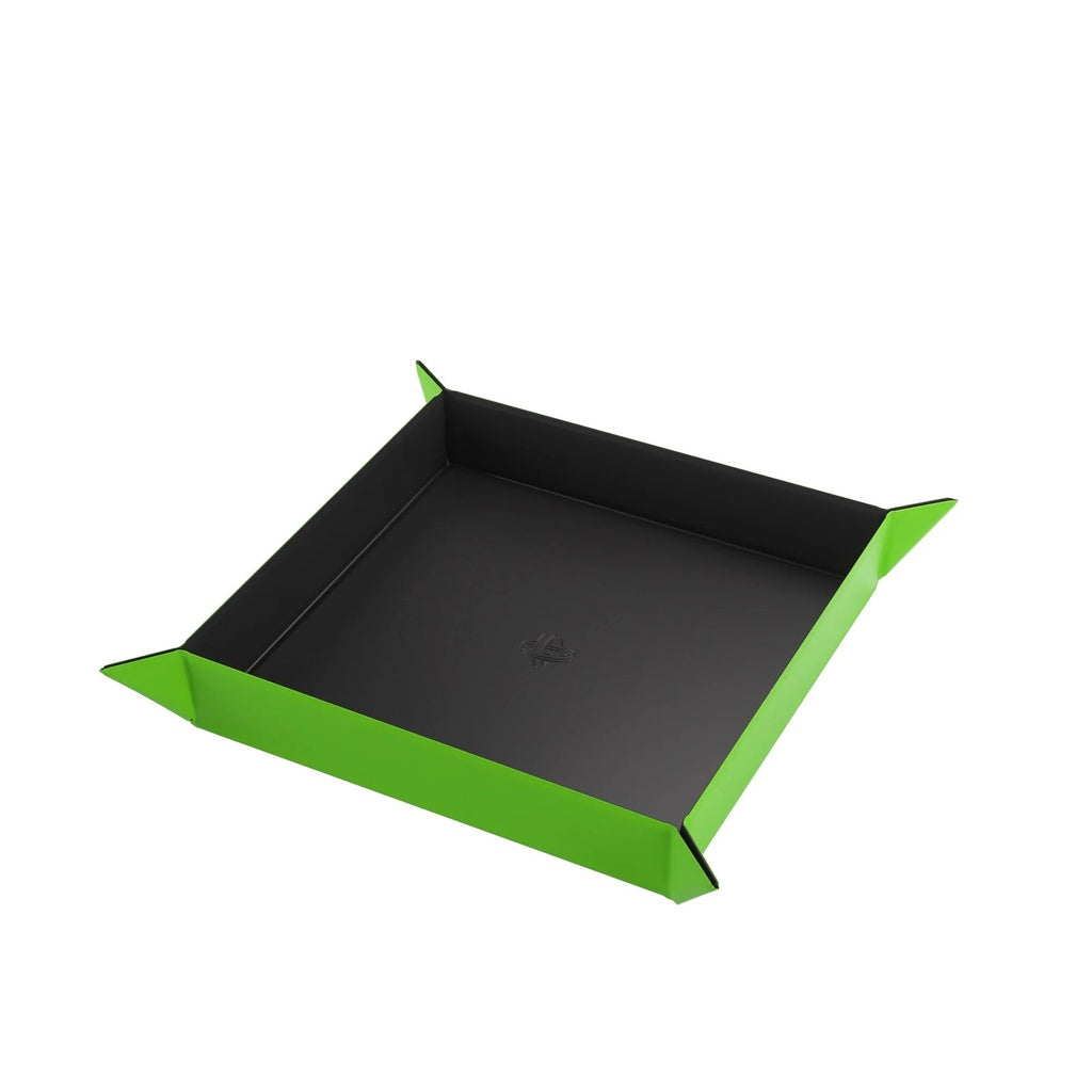 Dice Tray: Gamegenic - Square Magnetic Color: Black/Green  (لوازم لعبة لوحية)