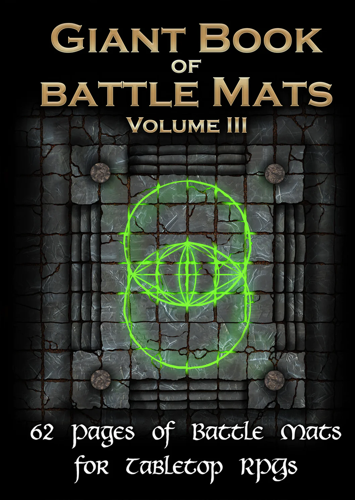 RPG Battle Mats: Big Book of Battle Mats - Vol 3 (لوازم للعبة تبادل الأدوار)