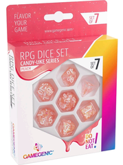 Dice: Gamegenic - Candy-Like Series - Peach - RPG Dice Set (x7)