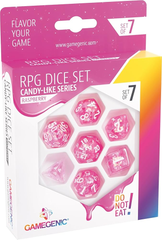 Dice: Gamegenic - Candy-Like Series - Raspberry - RPG Dice Set (x7)