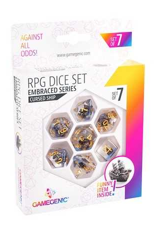 Dice: Gamegenic - Embraced Series - Cursed Ship - RPG Dice Set (x7)