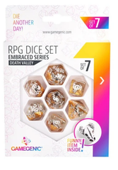 Dice: Gamegenic - Embraced Series - Death Valley - RPG Dice Set (x7)