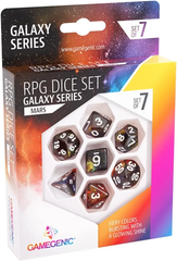 Dice: Gamegenic - Galaxy Series - Mars - RPG Dice Set (x7)