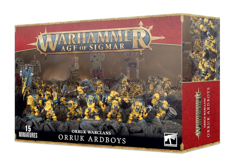 WH AoS: Orruk Warclans - Orruk Ardboys (إضافة للعبة المجسمات)