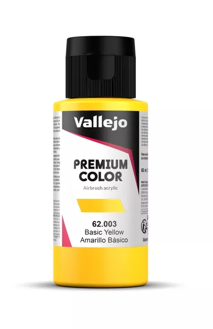 Vallejo Premium Color: Basic Yellow [60ml]