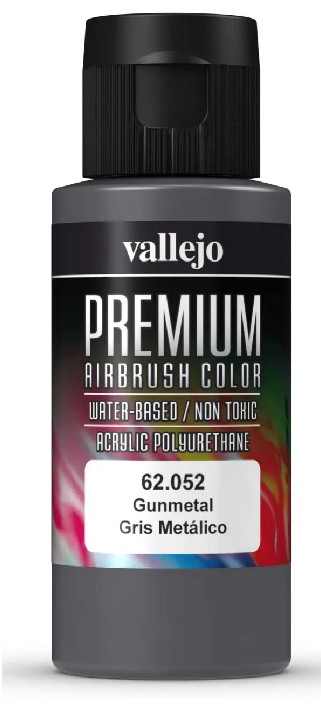 Vallejo Premium Color: Gunmetal [60ml]