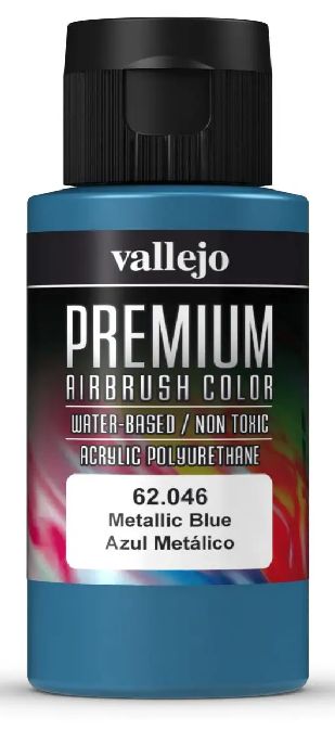 Vallejo Premium Color: Metallic Blue [60ml]