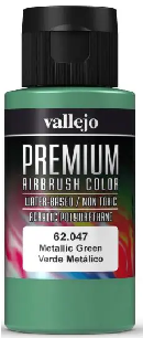 Vallejo Premium Color: Metallic Green [60ml]