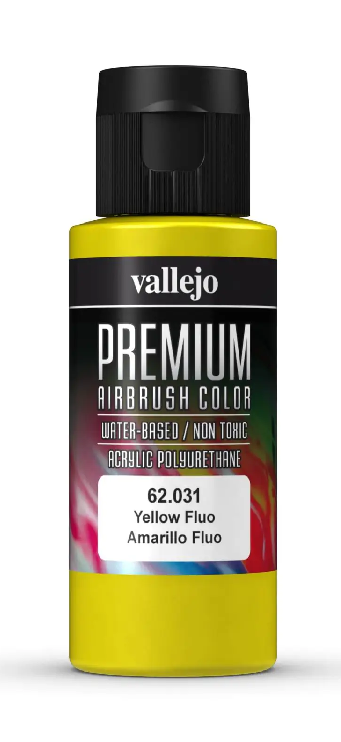 Vallejo Premium Color: Yellow Fluo [60ml]