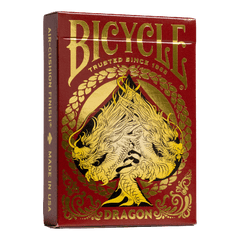 Playing Cards: Bicycle - Dragon Red (ورق لعب)