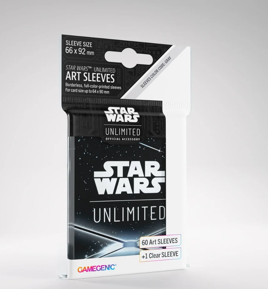 Sleeves: Star Wars: Unlimited - Card Back Black [x60]