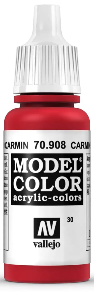 Vallejo Model Color: Carmine Red [17ml]