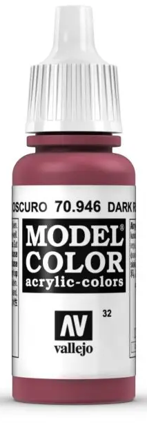 Vallejo Model Color: Dark Red [17ml]