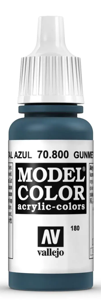 Vallejo Model Color: Gunmetal Blue [17ml]