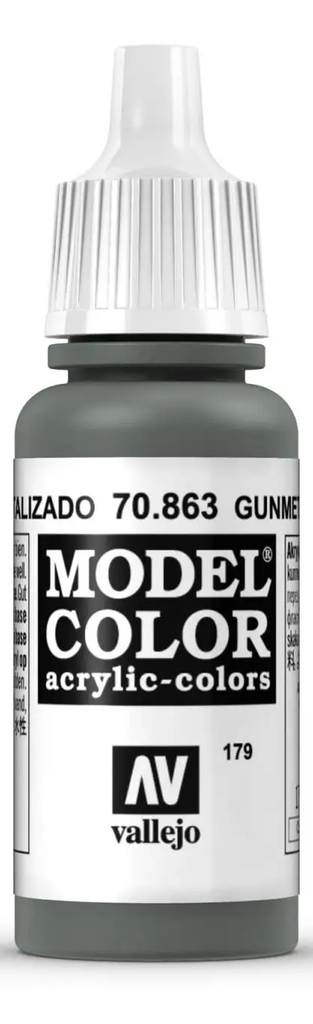 Vallejo Model Color: Gunmetal Grey [17ml]