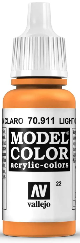 Vallejo Model Color: Light Orange [17ml]