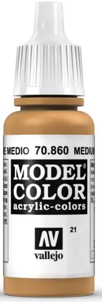 Vallejo Model Color: Medium Fleshtone [17ml]