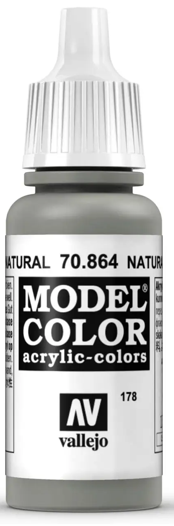 Vallejo Model Color: Natural Steel [17ml]