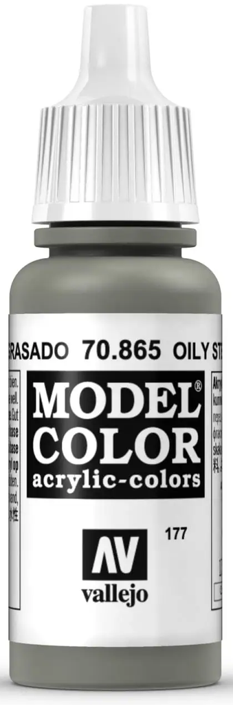 Vallejo Model Color: Oily Steel [17ml]