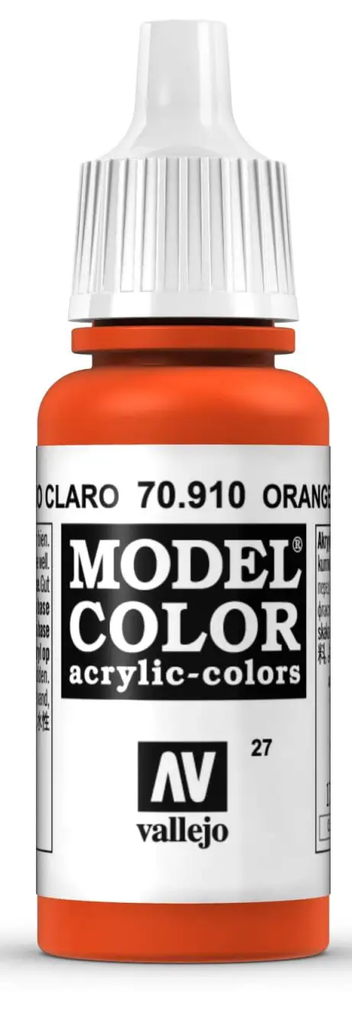 Vallejo Model Color: Orange Red [17ml]