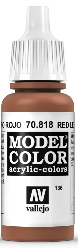 Vallejo Model Color: Red Leather [17ml]